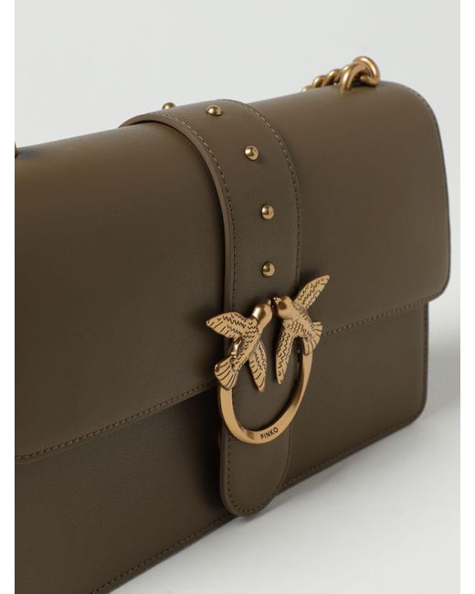 Pinko Brown Schultertasche Damen