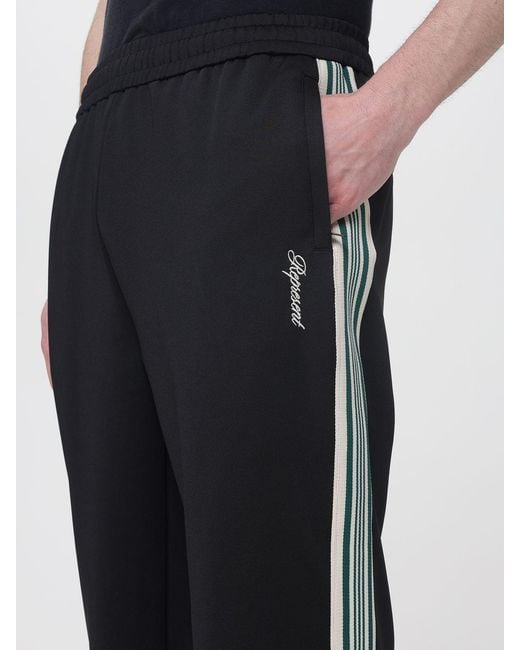 Represent Blue Cotton Jogging Pants for men