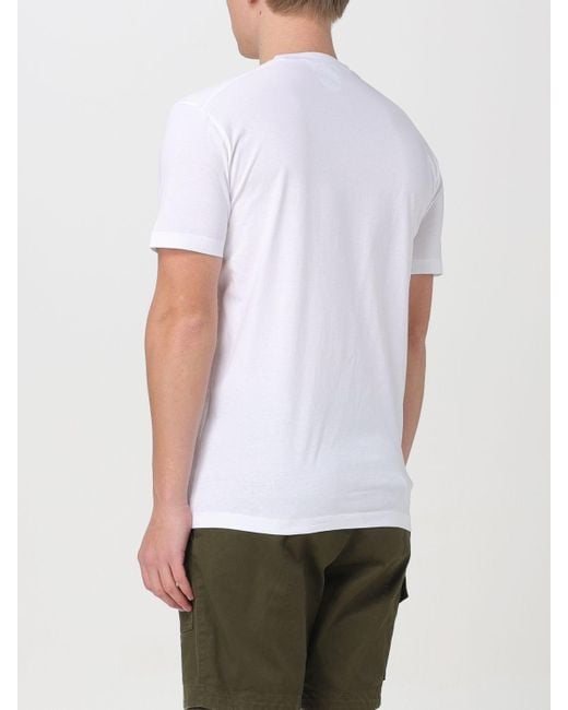 T-shirt Rocco Cool in cotone con stampa di DSquared² in White da Uomo