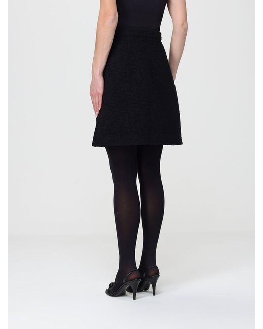 Valentino Blue Virgin Wool Blend Bouclé Mini Skirt