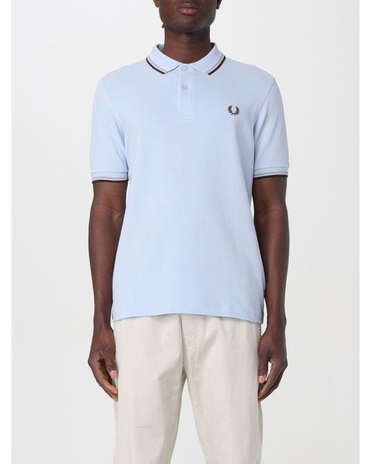 Fred Perry Blue Polo Shirt for men