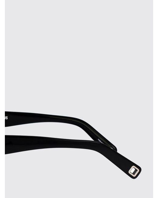 Jacquemus Black Rounded Cat-Eye Sunglasses for men