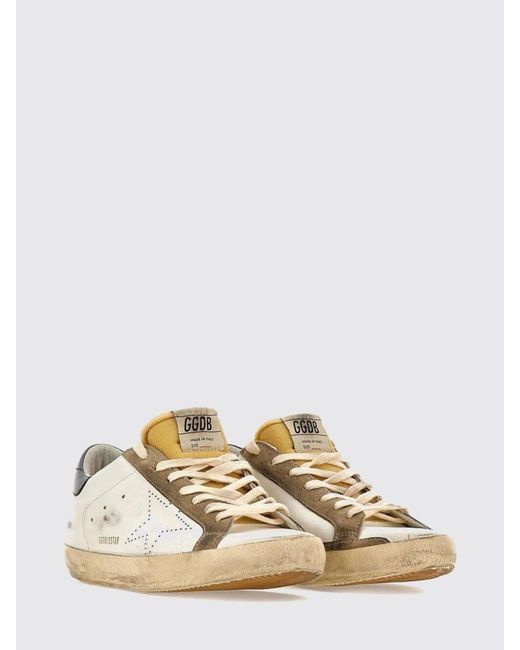 Golden Goose Deluxe Brand Natural Super-Star Used Leather Sneakers for men