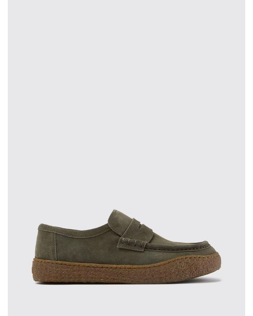 Camper Green Peu Terreno Suede Loafers With Ortholite Insole for men