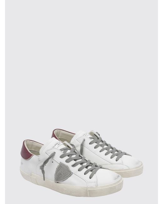 Philippe Model White Sneakers for men