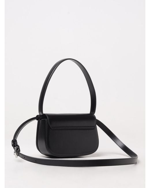 DIESEL Black 1Dr Leather Bag