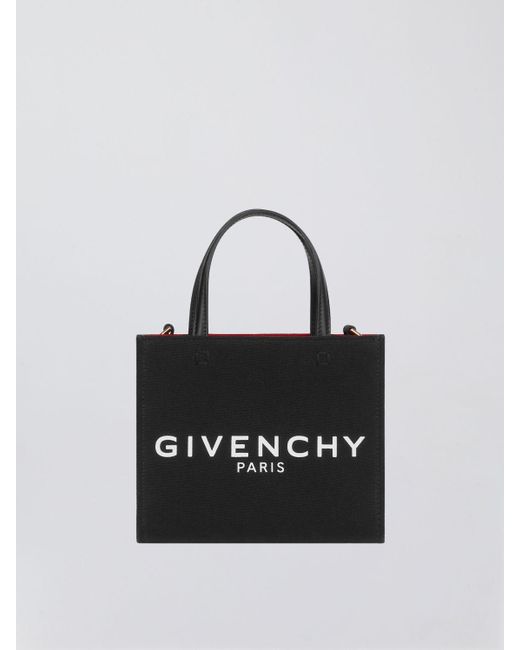 Borsa Mini G-Tote in tela di Givenchy in Black