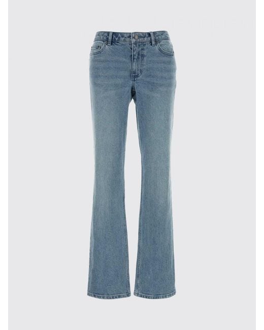 Michael Kors Blue Flared Stretch Denim Jeans