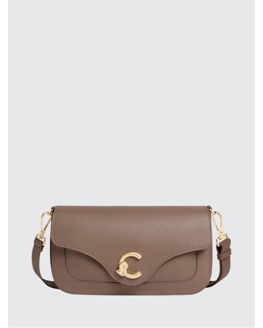 Coccinelle Brown C-Me Grained Leather Bag