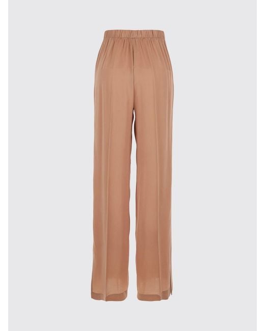 Semicouture Natural Silk Trousers