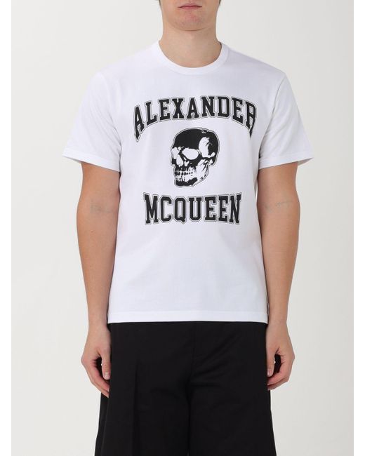 Alexander McQueen T shirt in White for Men Lyst UK