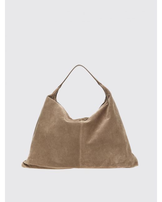 Borsa Hobo Swing di Brunello Cucinelli in Natural