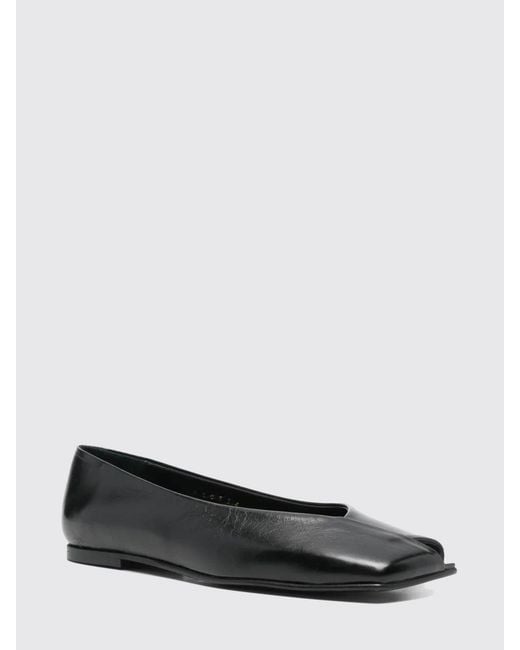 Alohas White Katia Leather Ballet Flats