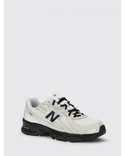 New Balance White 740 Mesh And Rubber Sneakers for men