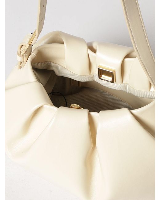 THEMOIRÈ Natural ThemoirÈ Draped Vegan Leather Athena Bag