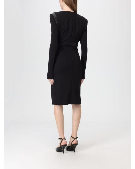Versace Black V-neck Mini Dress