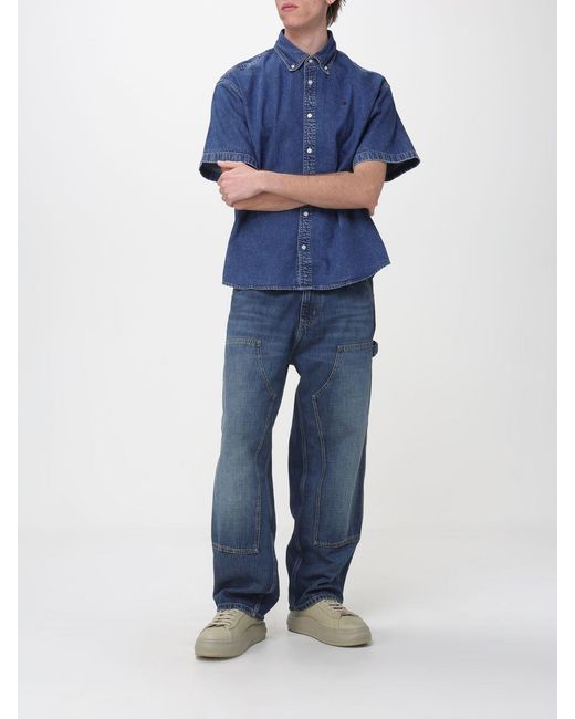 Carhartt Blue Denim Shirt for men