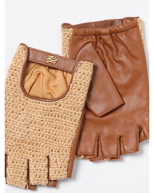 Karl Lagerfeld Natural Gloves