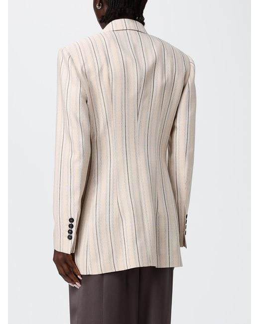 Dolce & Gabbana Natural Dolce &Amp Gabbana Viscose Single-Breasted Blazer