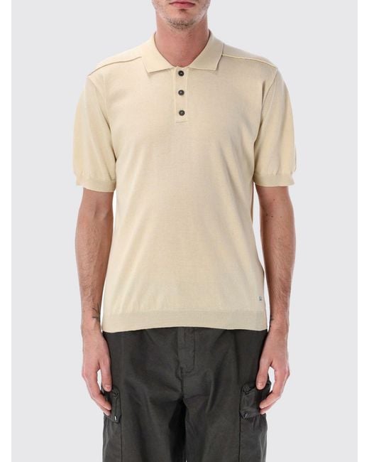 C P Company Natural Cotton Polo Shirt for men