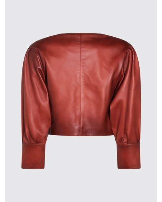 Chloé Red ChloÉ Nappa Leather Jacket