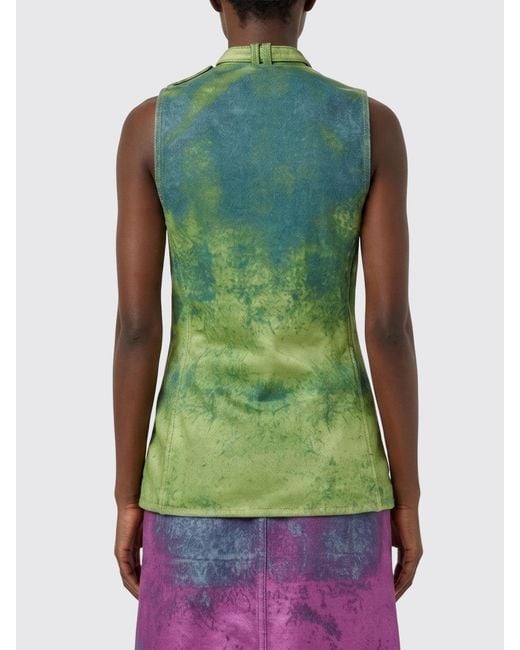 DIESEL Green Waistcoat