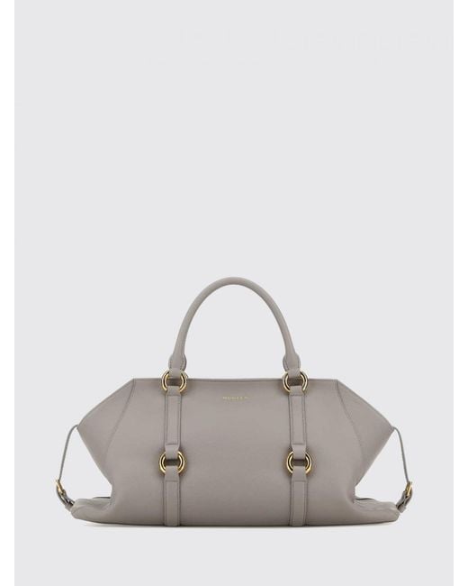 McQueen Gray Farringdon Leather Bag