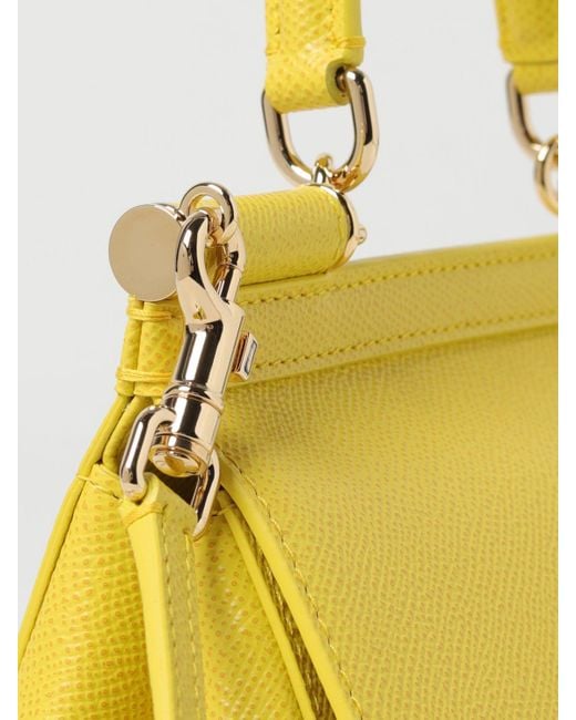 Dolce & Gabbana Yellow Handbag