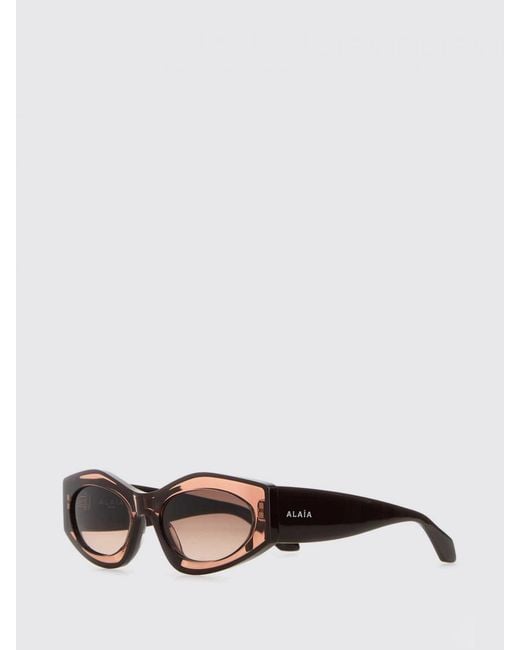 Alaïa White Acetate Sunglasses