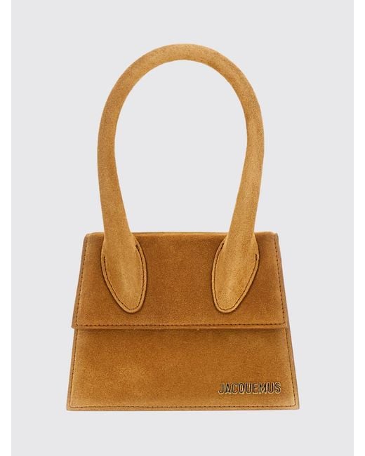 Jacquemus Natural Le Chiquito Moyen Suede Bag