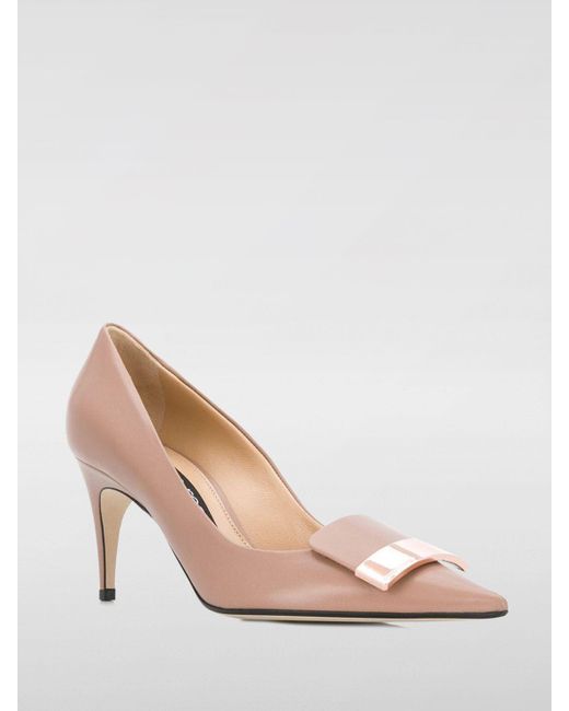 Sergio Rossi Pink High Heel Shoes