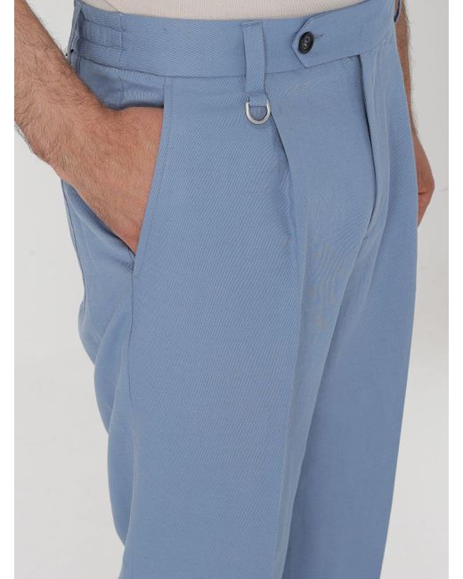 Pantalone di Paolo Pecora in Blue da Uomo