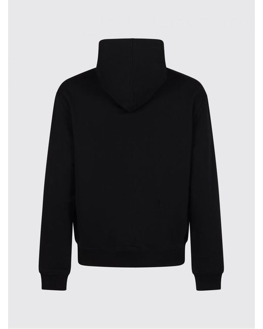 AMI Blue Cotton Hoodie for men