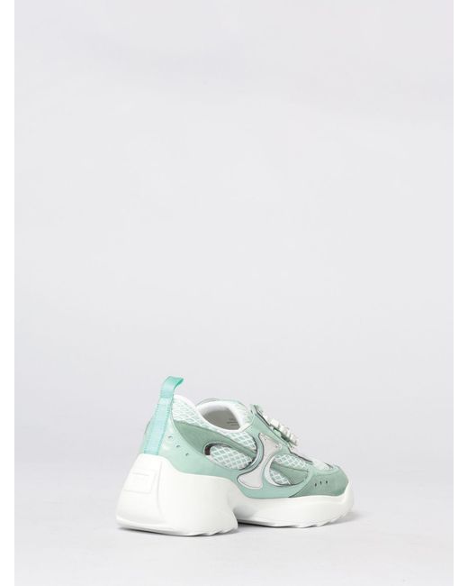 Roger Vivier Green Viv' On The Run Sneakers