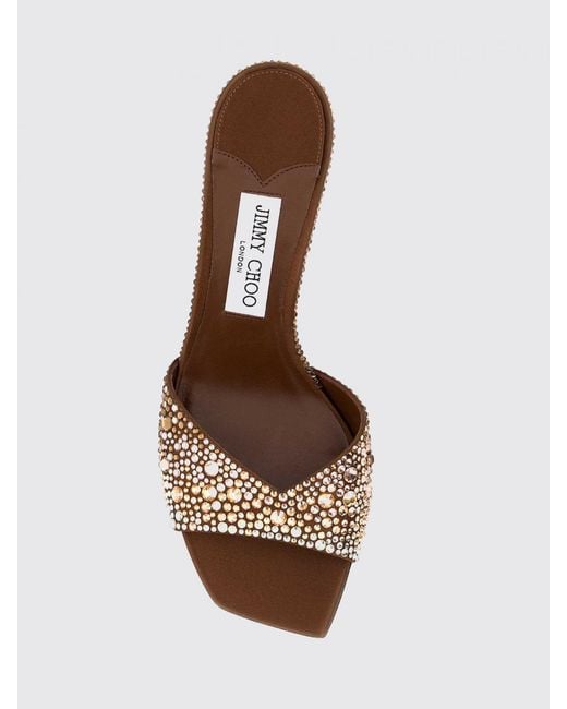 Jimmy Choo Natural Heeled Sandal