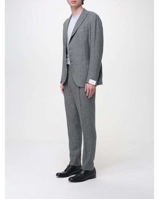 Eleventy Gray Virgin Wool Suit for men