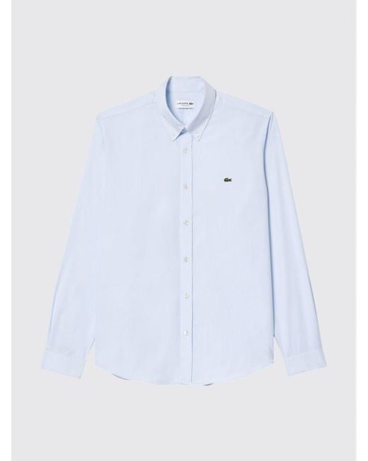Lacoste Blue Classic Cotton Shirt for men