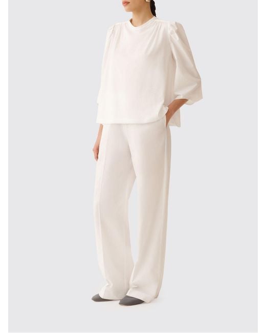 Fabiana Filippi White Cotton Top