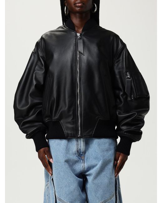 The Attico Black Jacke Damen