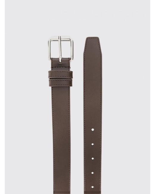 Comme des Garçons White Leather Belt for men