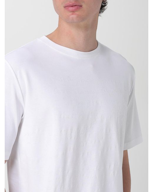 Berluti White Comfortable Crew Neck Solid Basic T-Shirt Essential For Everyday Wear for men