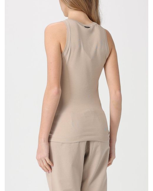 Brunello Cucinelli Natural Stretch Cotton Basic Tank Top
