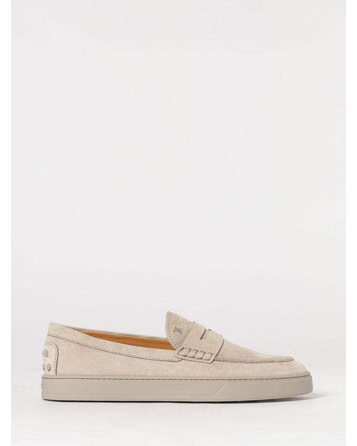 Tod's Natural Suede Loafers for men