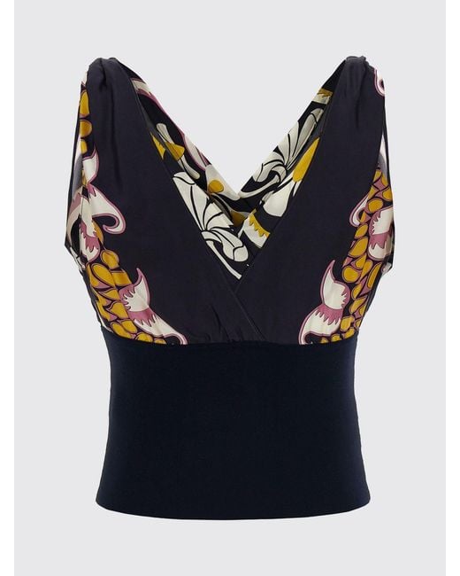 Top Mujer Tory Burch de color Blue