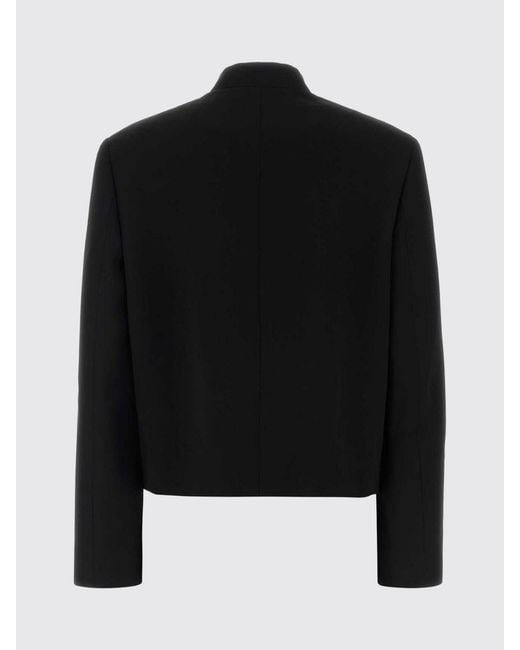 Jil Sander Blue Wool Single-Breasted Blazer