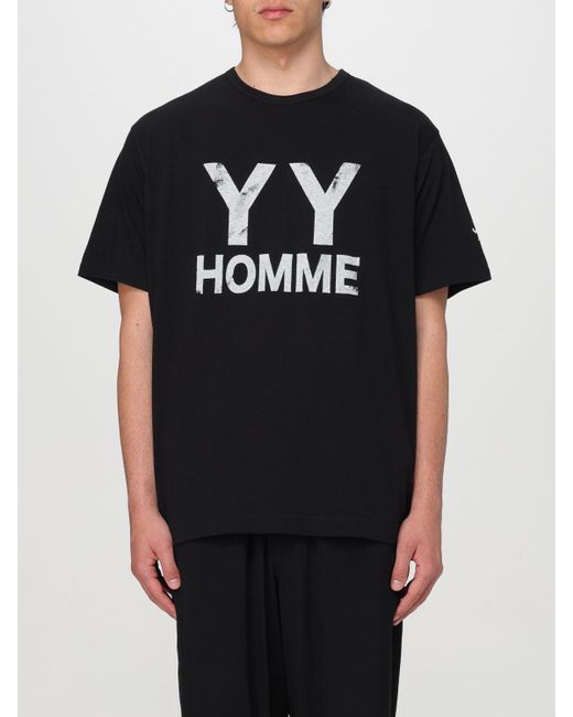 Yohji Yamamoto T-shirt in Black für Herren