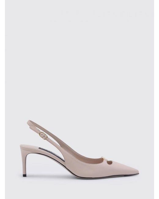 Dolce & Gabbana White Dolce &Amp Gabbana Lollo Leather Pumps