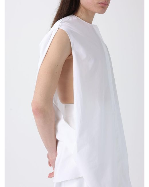 Jacquemus White Cotton Top