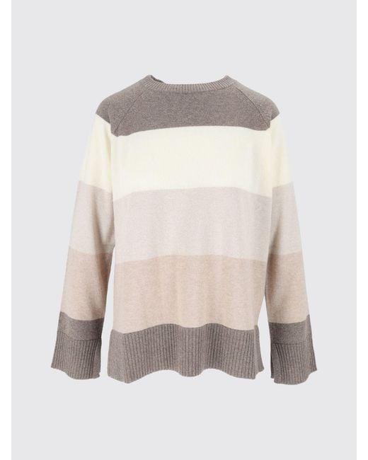 Kangra Blue Relaxed Fit Striped Crewneck Jumper