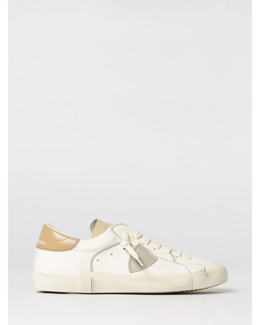 Philippe Model Natural Prsx Leather Sneakers for men